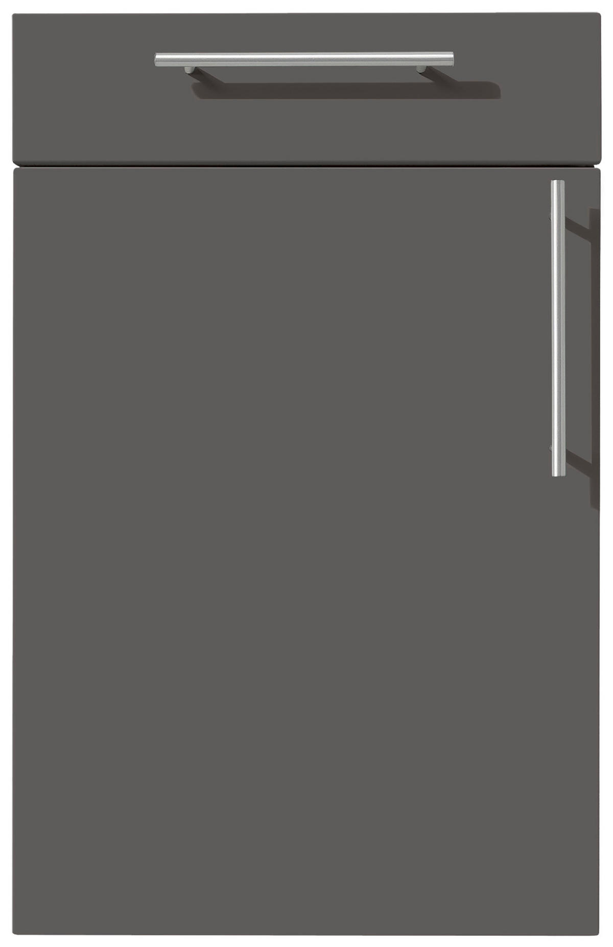 EINBAUKÜCHE SILVIA  - Rot/Schwarz, Design, Holzwerkstoff - Novel