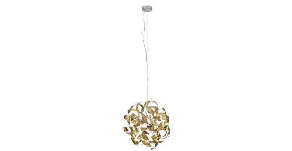 LED-HÄNGELEUCHTE 40/180 cm  - Goldfarben, Design, Metall (40/180cm) - Ambiente