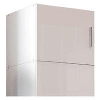 AUFSATZSCHRANK 50/40/40 cm  in  - Chromfarben/Weiß, KONVENTIONELL, Holzwerkstoff/Kunststoff (50/40/40cm) - Xora