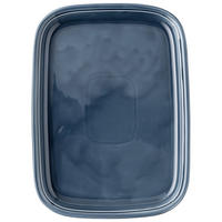 PLATTE - Dunkelblau, Design, Keramik (33,3/24,5/3,1cm) - Thomas