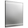 BADEZIMMERSPIEGEL 60/70/3,2 cm  - Silberfarben/Schwarz, Design, Glas/Holzwerkstoff (60/70/3,2cm) - Sadena