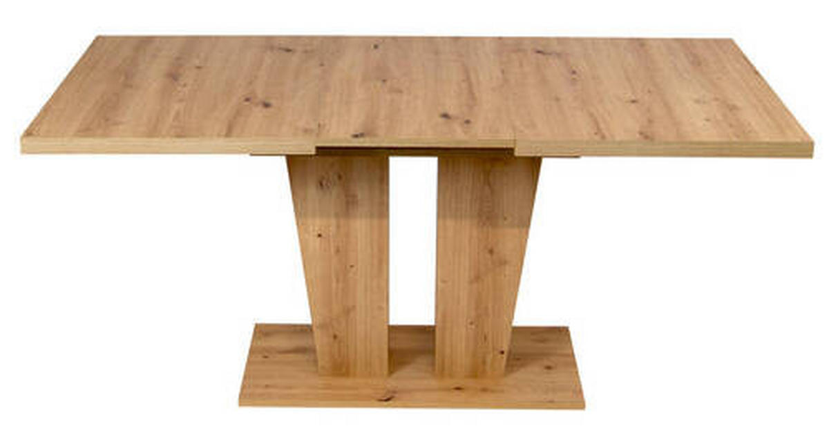 ECKBANKGRUPPE Mikrofaser Eiche Artisan, Grau  - Eiche Artisan/Grau, KONVENTIONELL, Holz/Textil (165/89/125cm) - MID.YOU