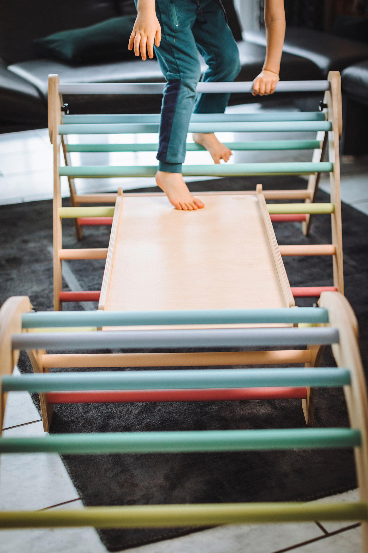 KLETTERGERÜST - Multicolor, Basics, Holz (80/60/45cm) - tiSsi