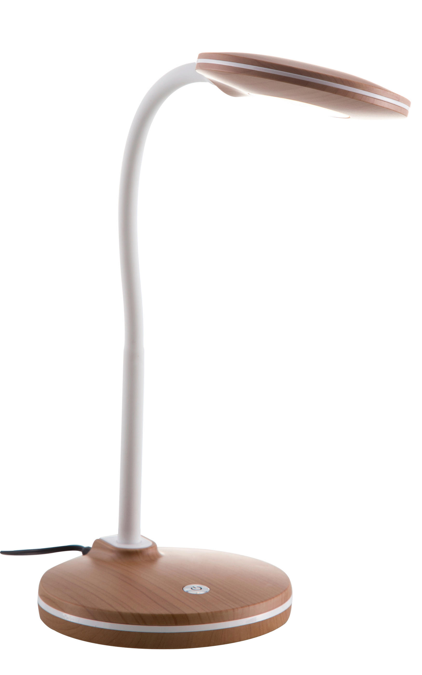 LED-TISCHLEUCHTE 18/13,2/35 cm   - Eichefarben, Basics, Kunststoff (18/13,2/35cm) - Novel