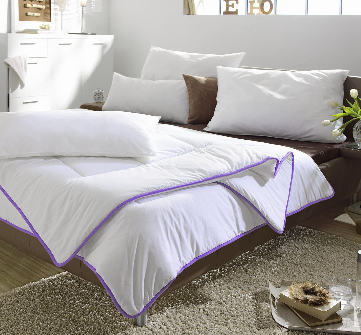 CELOGODIŠNJI JORGAN ZEN 140/200 cm  - bela, Konvencionalno, tekstil (140/200cm) - Sleeptex