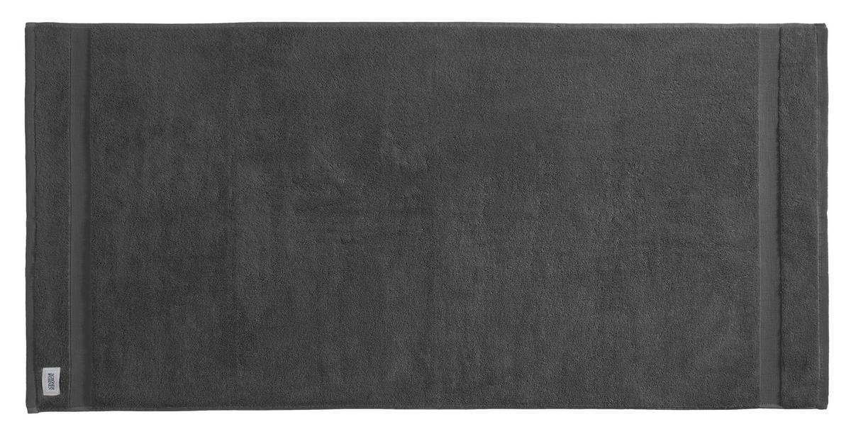 FROTTIERSET SW-Cuddly Anthrazit 5-teilig  - Anthrazit, Basics, Textil - Schöner Wohnen