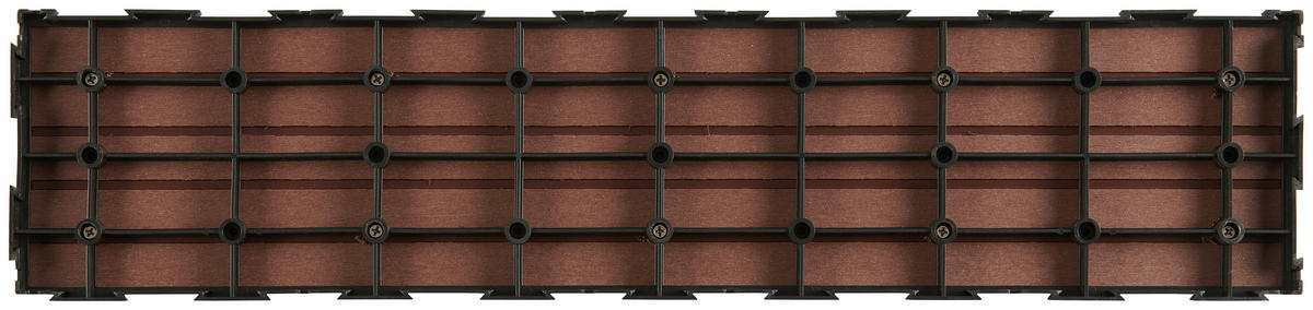 TERRASSENDIELE - Braun, Basics, Kunststoff (59,2/13,4/3,3cm) - Ambia Garden