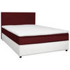 BOXBETT 120/200 cm  in Rot, Weiß  - Rot/Schwarz, KONVENTIONELL, Holz/Textil (120/200cm) - Boxxx