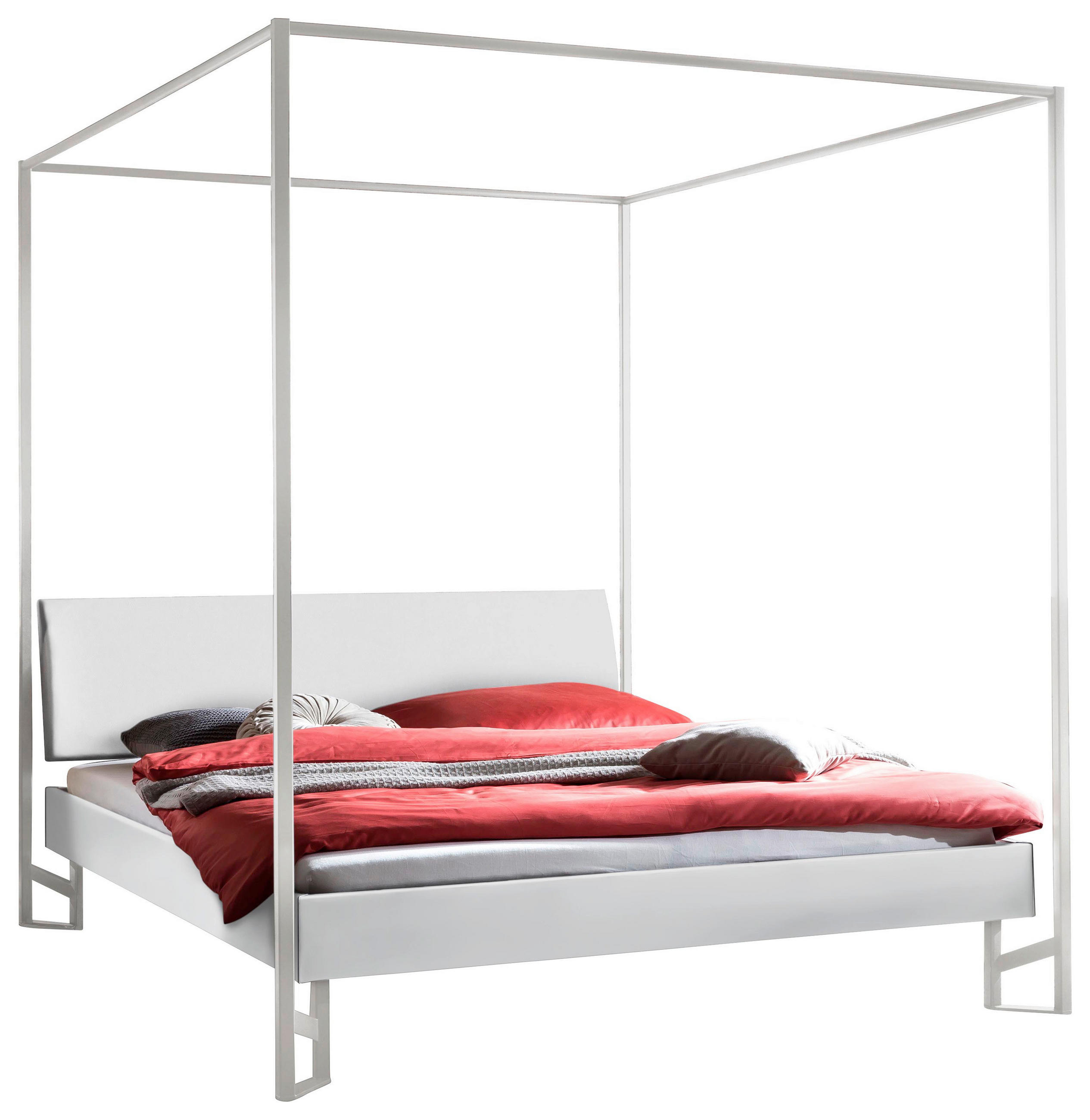 HIMMELBETT 140/200 cm  in Weiß  - Weiß, Design, Holzwerkstoff/Textil (140/200cm) - Hasena