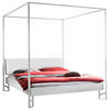 HIMMELBETT 140/200 cm  in Weiß  - Weiß, Design, Holzwerkstoff/Textil (140/200cm) - Hasena