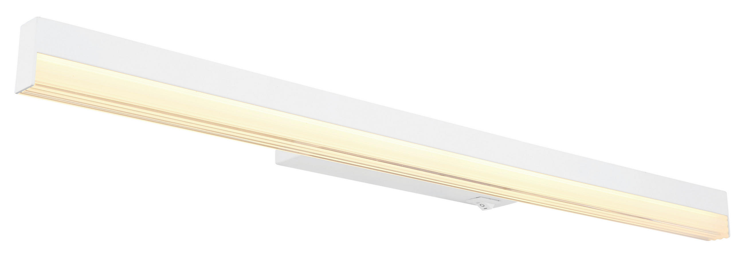LED VÄGGLAMPA 60/6/4 cm   - vit/opal, Basics, metall/plast (60/6/4cm) - Globo