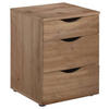 NACHTSCHRANK 40/55/39 cm  - Schwarz/Eiche Artisan, KONVENTIONELL, Holzwerkstoff/Kunststoff (40/55/39cm) - Boxxx