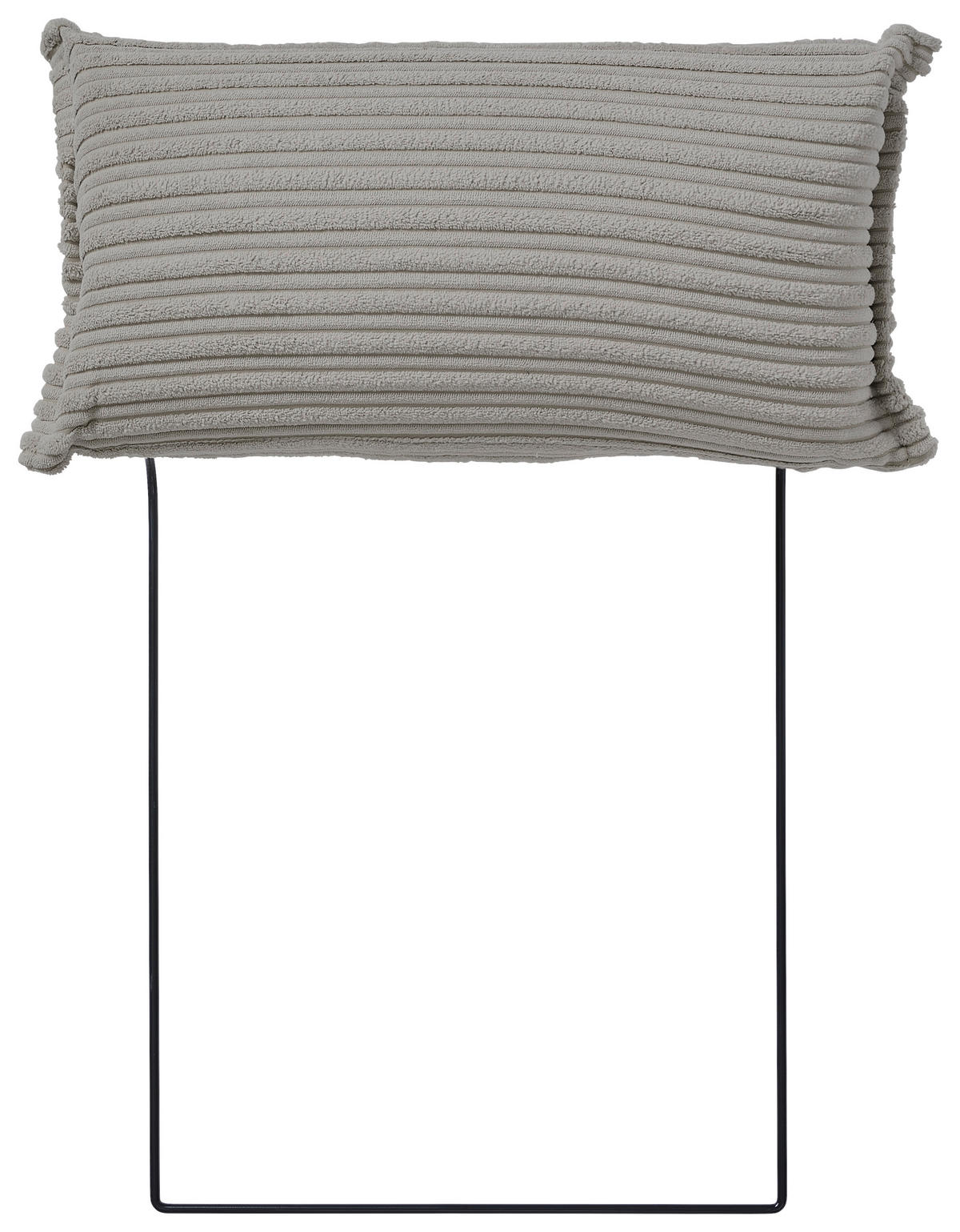 KOPFSTÜTZE - Hellgrau, KONVENTIONELL, Textil (50/25/15cm) - Carryhome