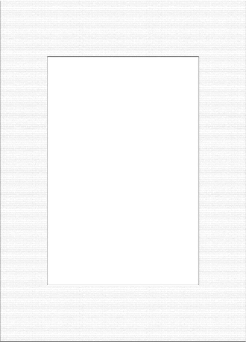 PASSEPARTOUT in Weiss  - Weiss, Basics, Papier (13/18/0,1cm)