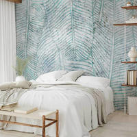 FOTOTAPETE  - Blau/Grau, Basics, Textil (300/210cm) - artgeist