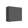 KOMMODE Mailand Typ 4  in 79/73/33 cm  - Anthrazit/Schwarz, MODERN, Holzwerkstoff/Kunststoff (79/73/33cm) - MID.YOU