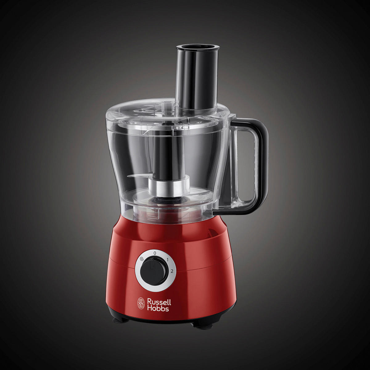 UNIVERSALZERKLEINERER  - Rot/Schwarz, Basics, Kunststoff/Metall (21/40/25cm) - Russell Hobbs