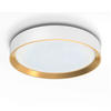 STROPNA LED-SVETILKA  HANNO /2800 lm/4000 K// - bela/barve medenine, Basics, kovina (38.5/38.5/7cm) - Philips