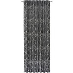 FERTIGVORHANG halbtransparent  - Schwarz, KONVENTIONELL, Textil (140/255cm) - Novel