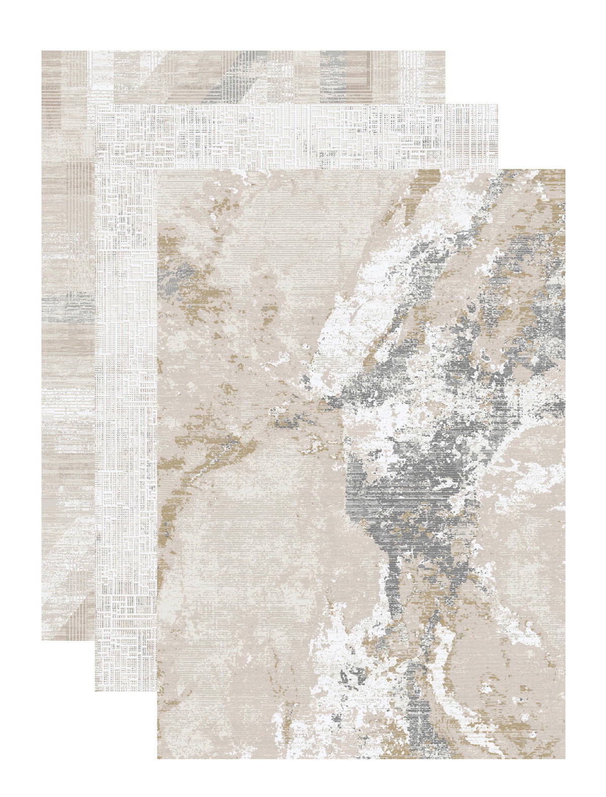 TKANÝ KOBEREC, 200/290 cm, krémová - krémová, Design, textil (200/290cm) - Dieter Knoll