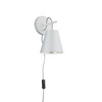WANDLEUCHTE   - Silberfarben/Weiß, Design, Metall (26,5/15/19,5cm) - Trio Leuchten