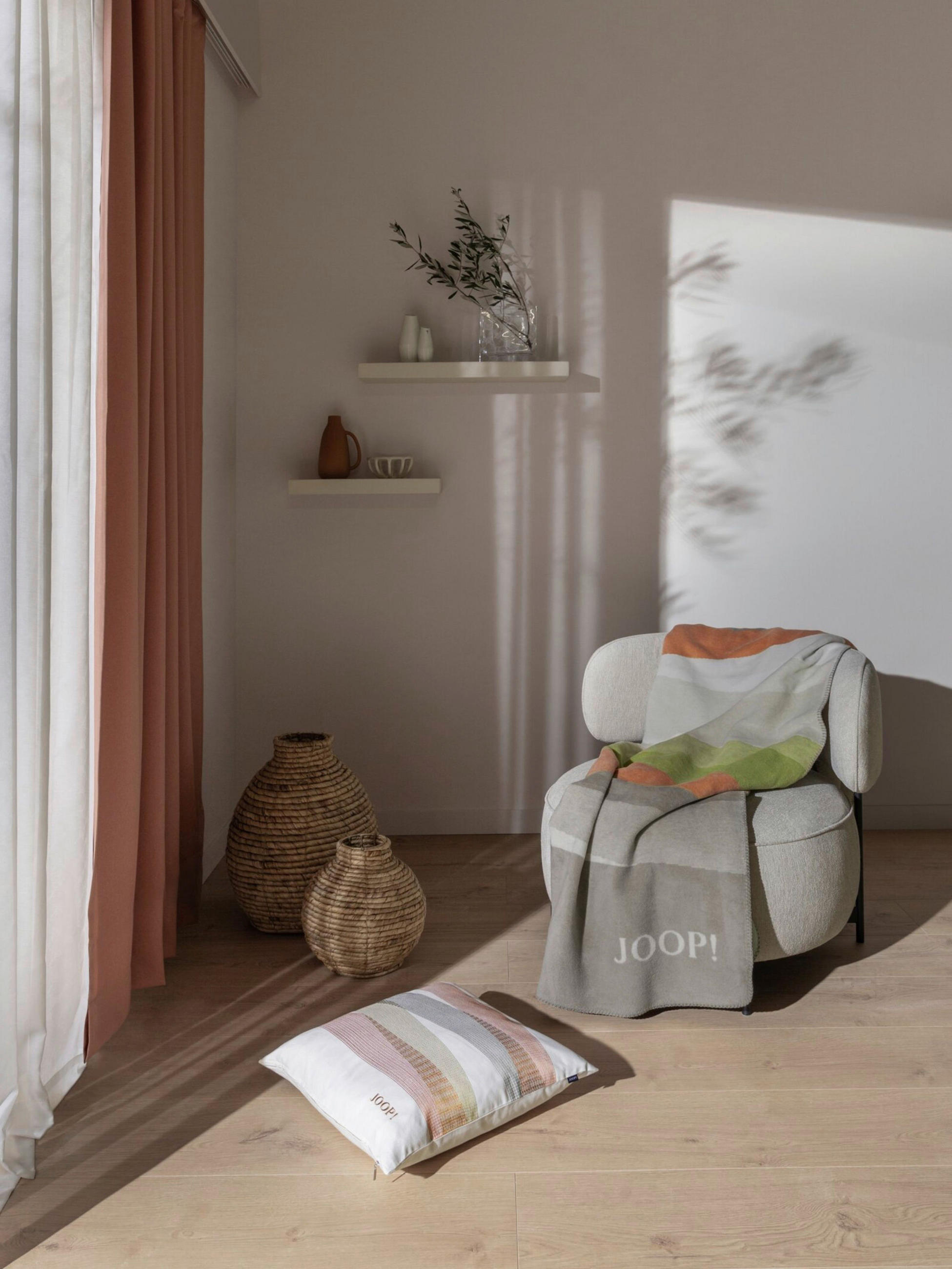 FERTIGVORHANG blickdicht 130/250 cm - Orange, Basics, Textil (130/250cm) - Joop!