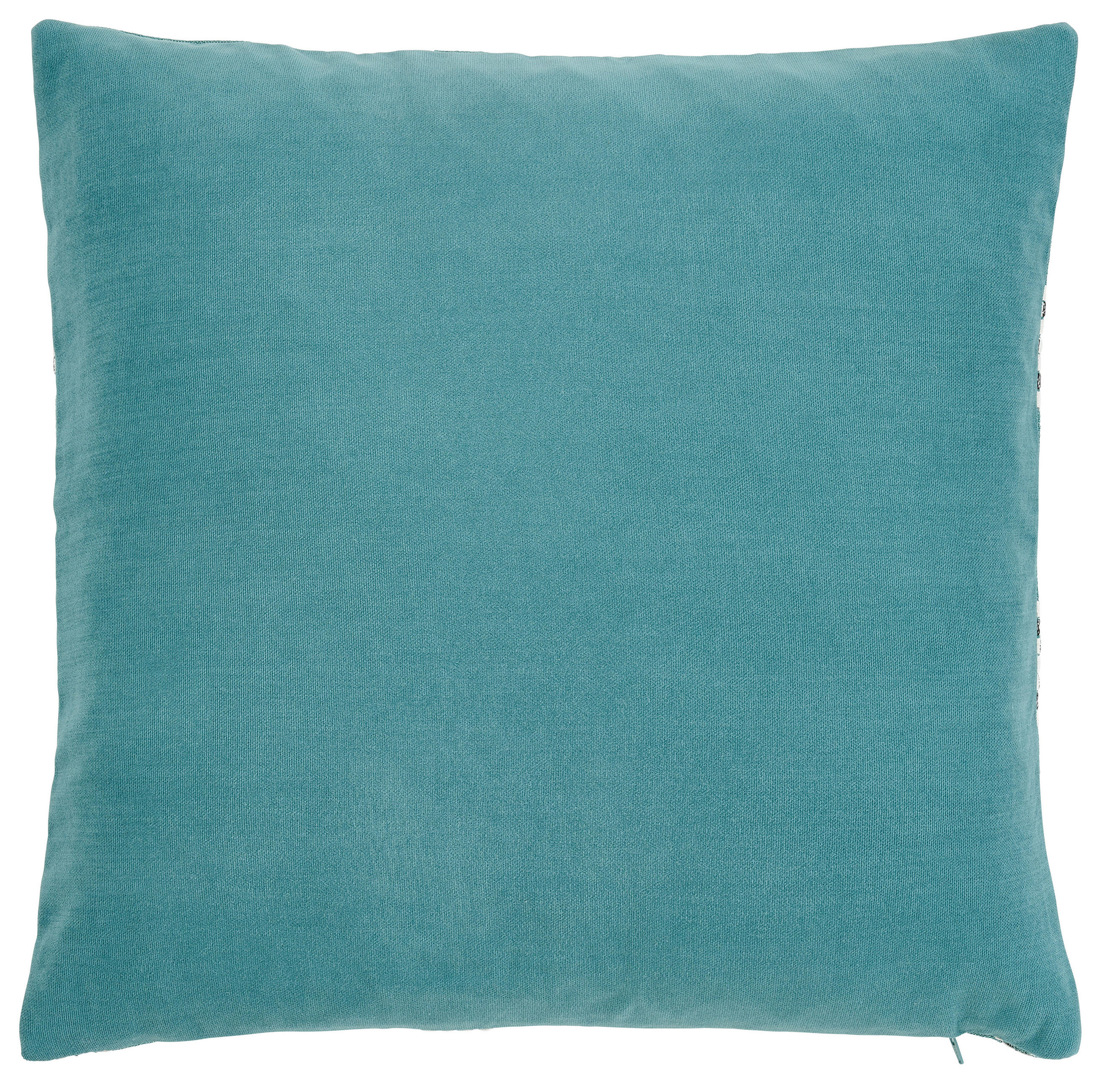 DEKORAČNÝ VANKÚŠ 45/45 cm - krémová/zelená, Konventionell, textil (45/45cm) - Esposa