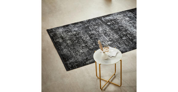 WEBTEPPICH 67/130 cm Calais  - Schwarz/Grau, Design, Textil (67/130cm) - Dieter Knoll