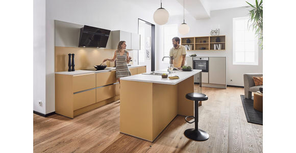 EINBAUKÜCHE   - Karamell, Design, Holzwerkstoff - Xora
