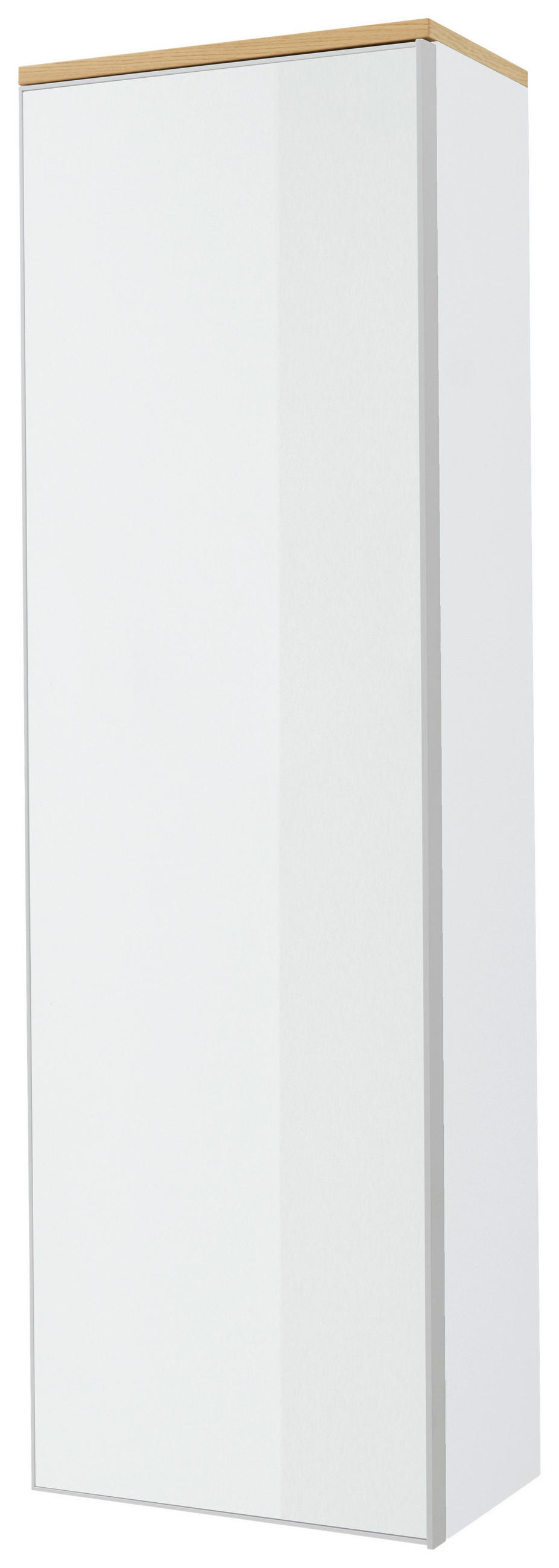 GARDEROBE 5-teilig  in 285/195/31 cm  - Weiss, Design, Glas/Holz (285/195/31cm)