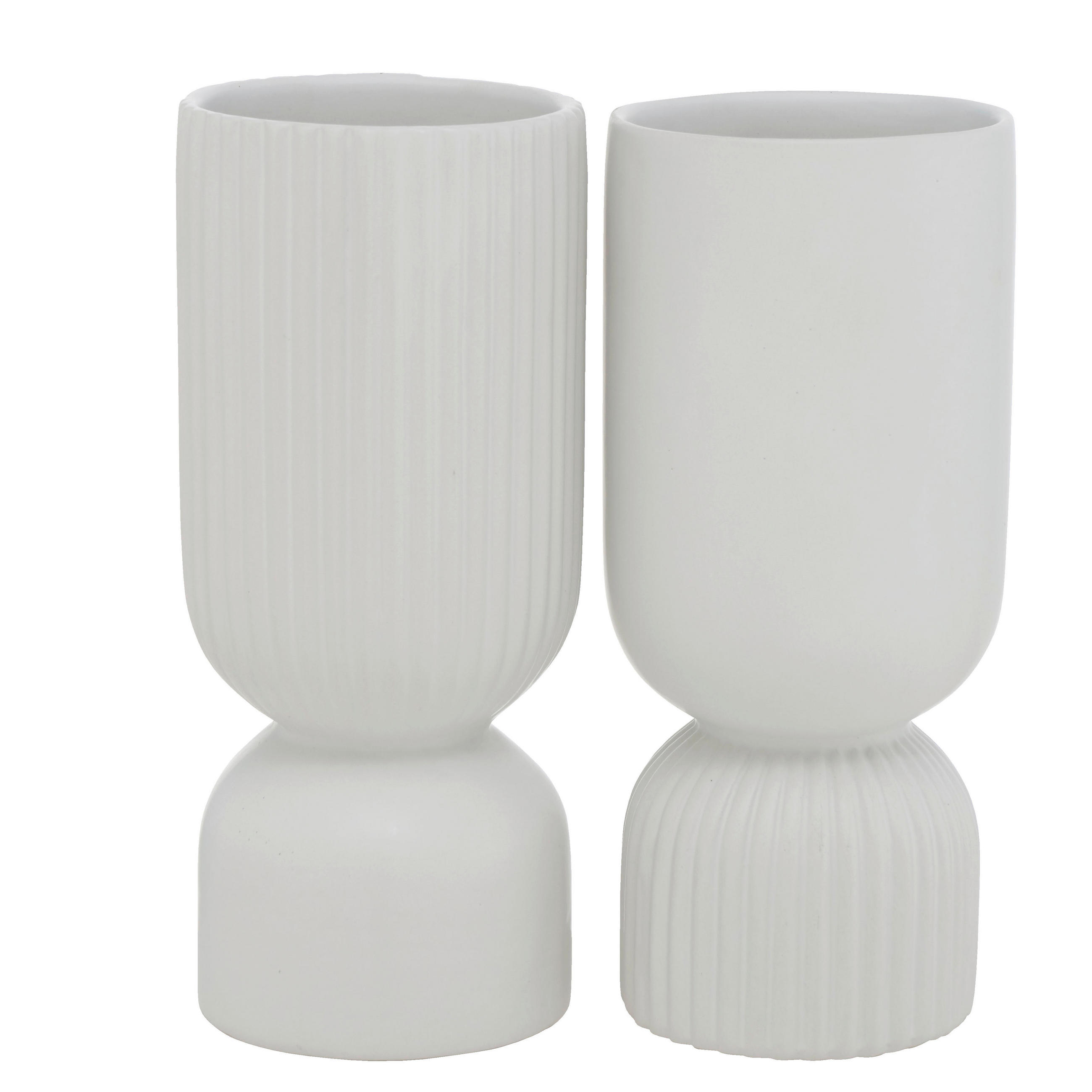 VASE 23 cm  - Weiss, Basics, Keramik (10/23cm) - Ambia Home
