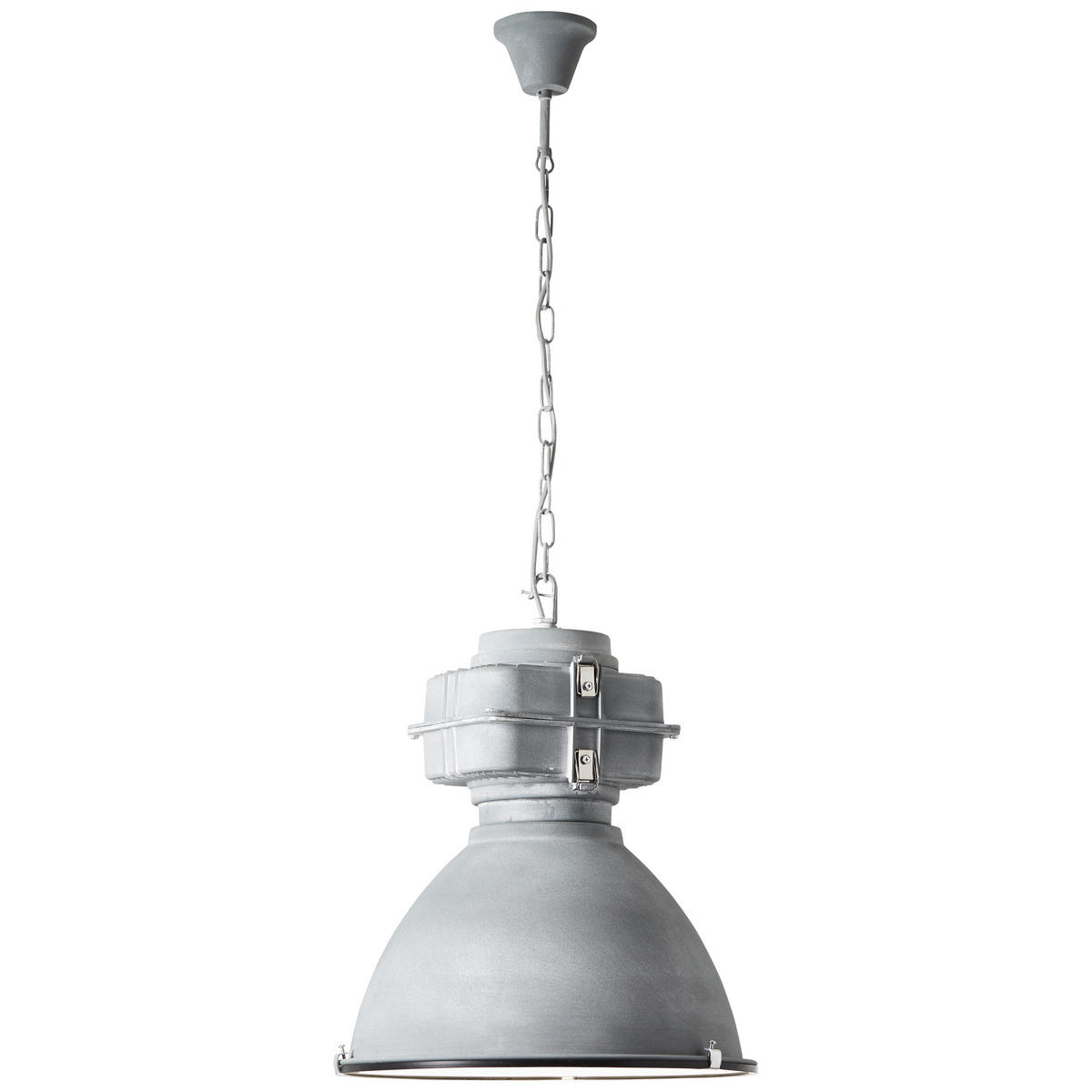 HÄNGELEUCHTE Anouk 47,5/130 cm   - Grau, LIFESTYLE, Glas/Metall (47,5/130cm)
