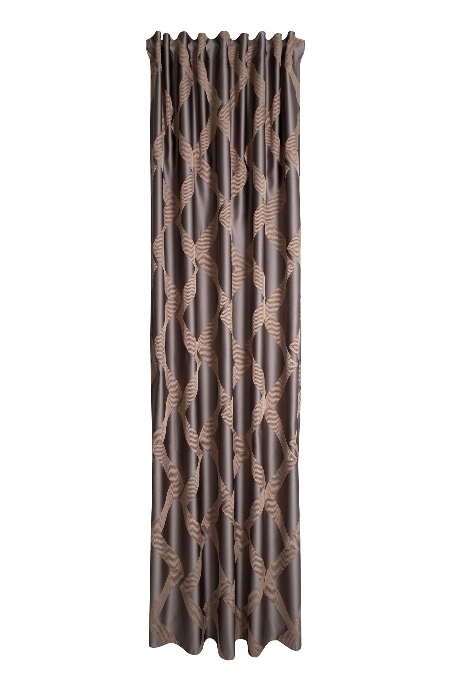 FERTIGVORHANG  blickdicht  140/245 cm   - Goldfarben/Grau, Basics, Textil (140/245cm)