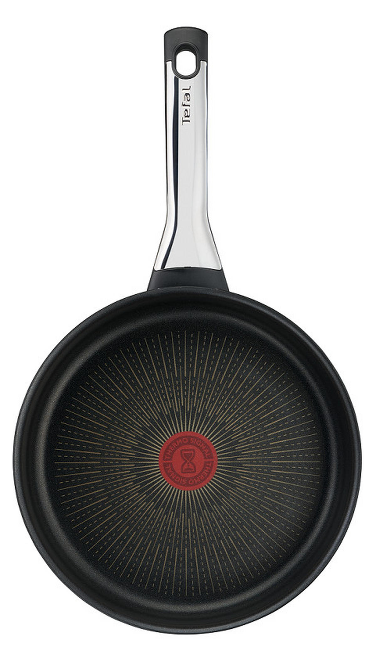 STEKGRYTA 24 cm  - svart/transparent, Design, metall/glas (24cm) - Tefal