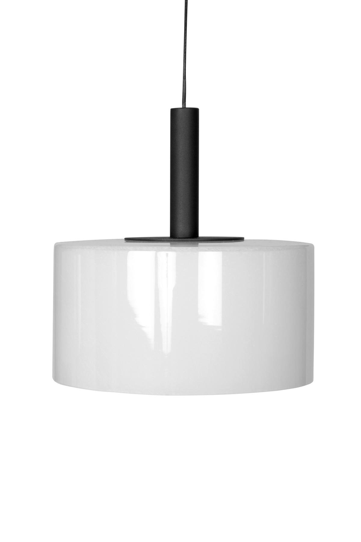 LED-HÄNGLAMPA Philadelphia 134/20/160 cm  - vit, Design, metall/glas (134/20/160cm) - Dieter Knoll