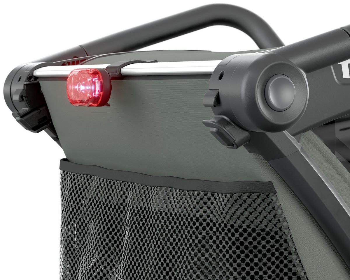 FAHRRADANHÄNGER   Charoit Lite 1  - Grün, LIFESTYLE, Metall (64,5/89-112/85,5cm) - Thule