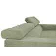 ECKSOFA in Webstoff Olivgrün  279/182 cm  - Schwarz/Olivgrün, KONVENTIONELL, Textil/Metall (279/182cm) - Hom`in