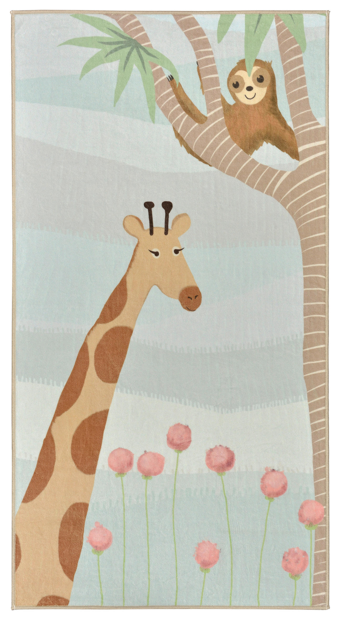 KINDERTEPPICH 80/150 cm LIVING-KIDS, waschbar  - Multicolor, Design, Kunststoff/Textil (80/150cm) - Lindorug