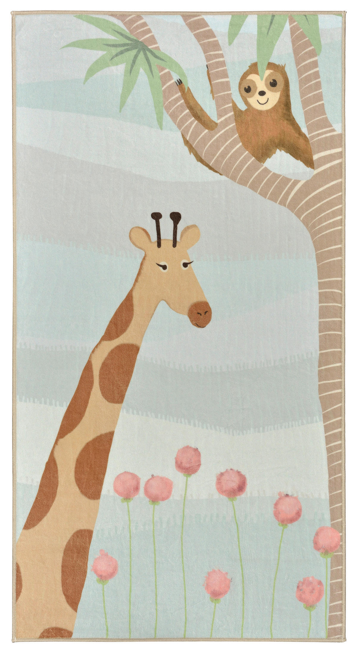 KINDERTEPPICH 80/150 cm LIVING-KIDS, waschbar  - Multicolor, Design, Kunststoff/Textil (80/150cm) - Lindorug