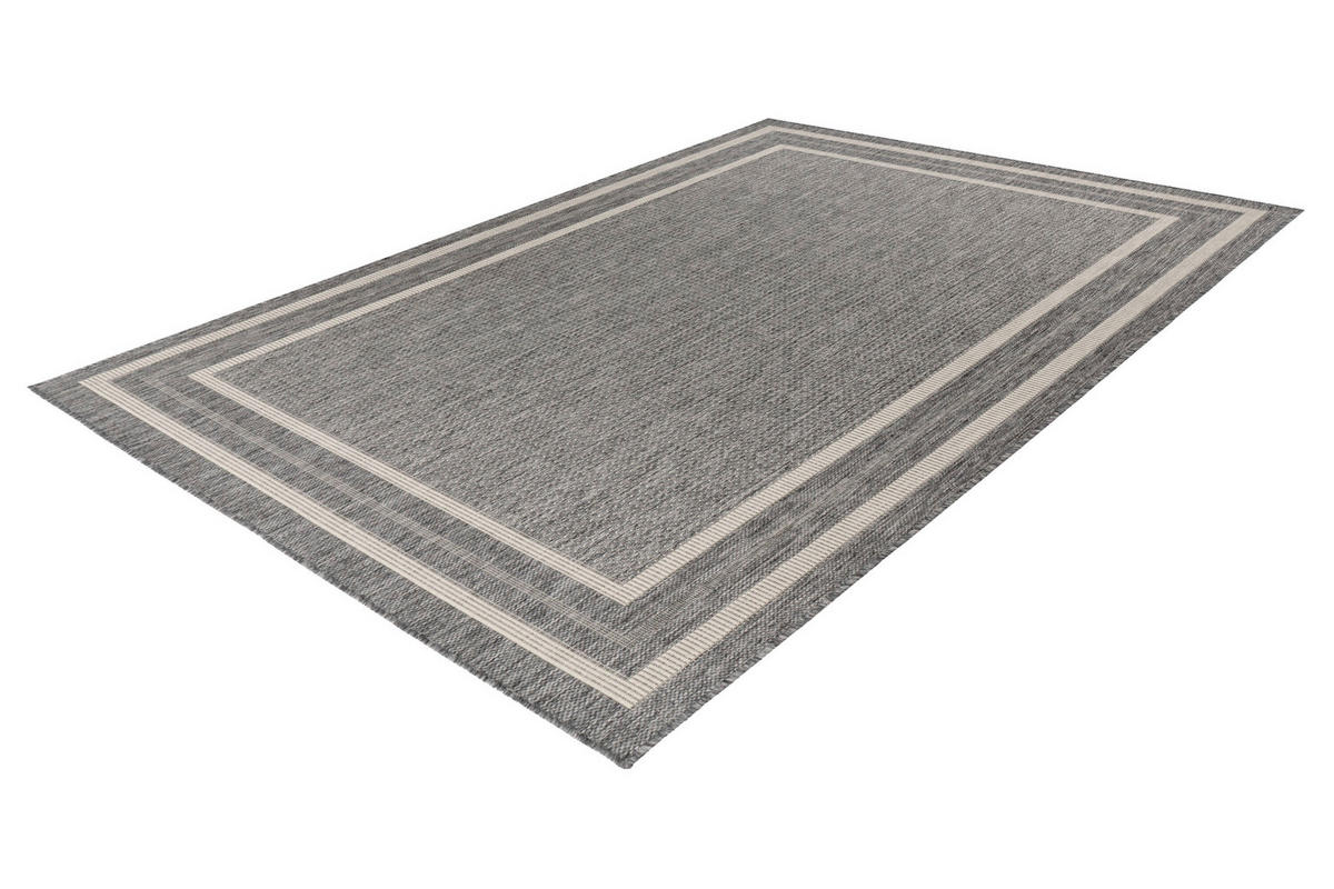 FLACHWEBETEPPICH Silberfarben  - Silberfarben, Basics, Textil (60/110cm) - Kayoom