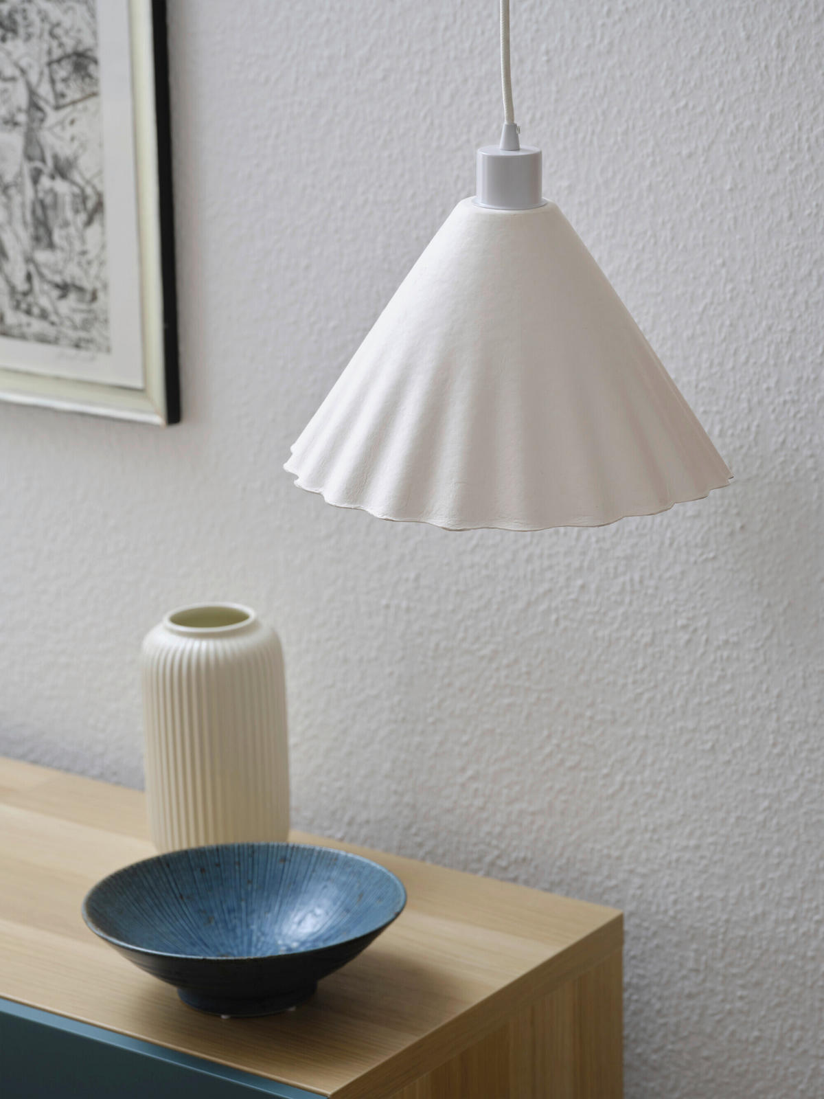 HÄNGELEUCHTE 31/168 cm  - Basics, Papier/Metall (31/168cm) - Osram