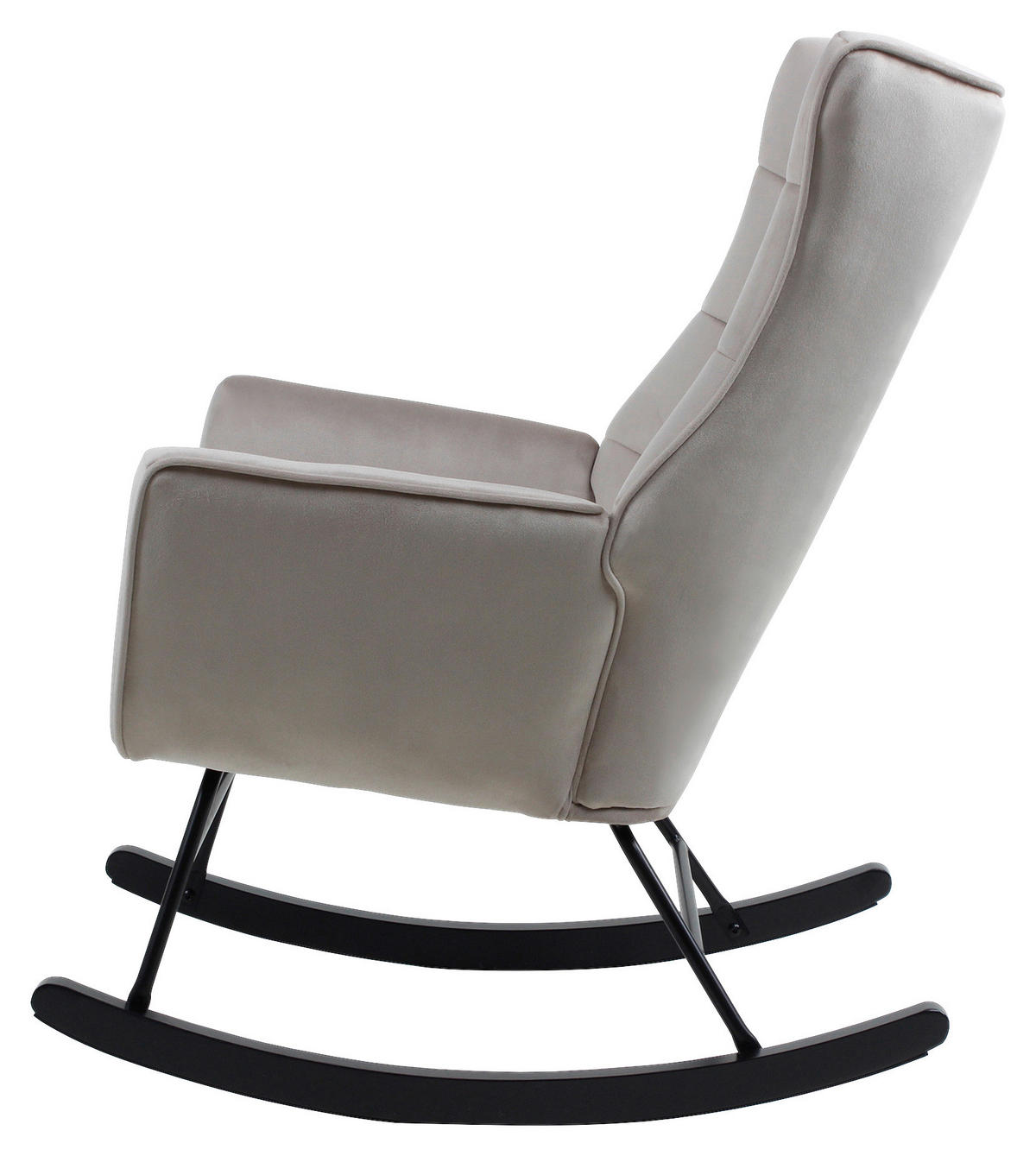 GUNGSTOL i taupe  - taupe, Design, metall/trä (68/97/88cm) - Kayoom