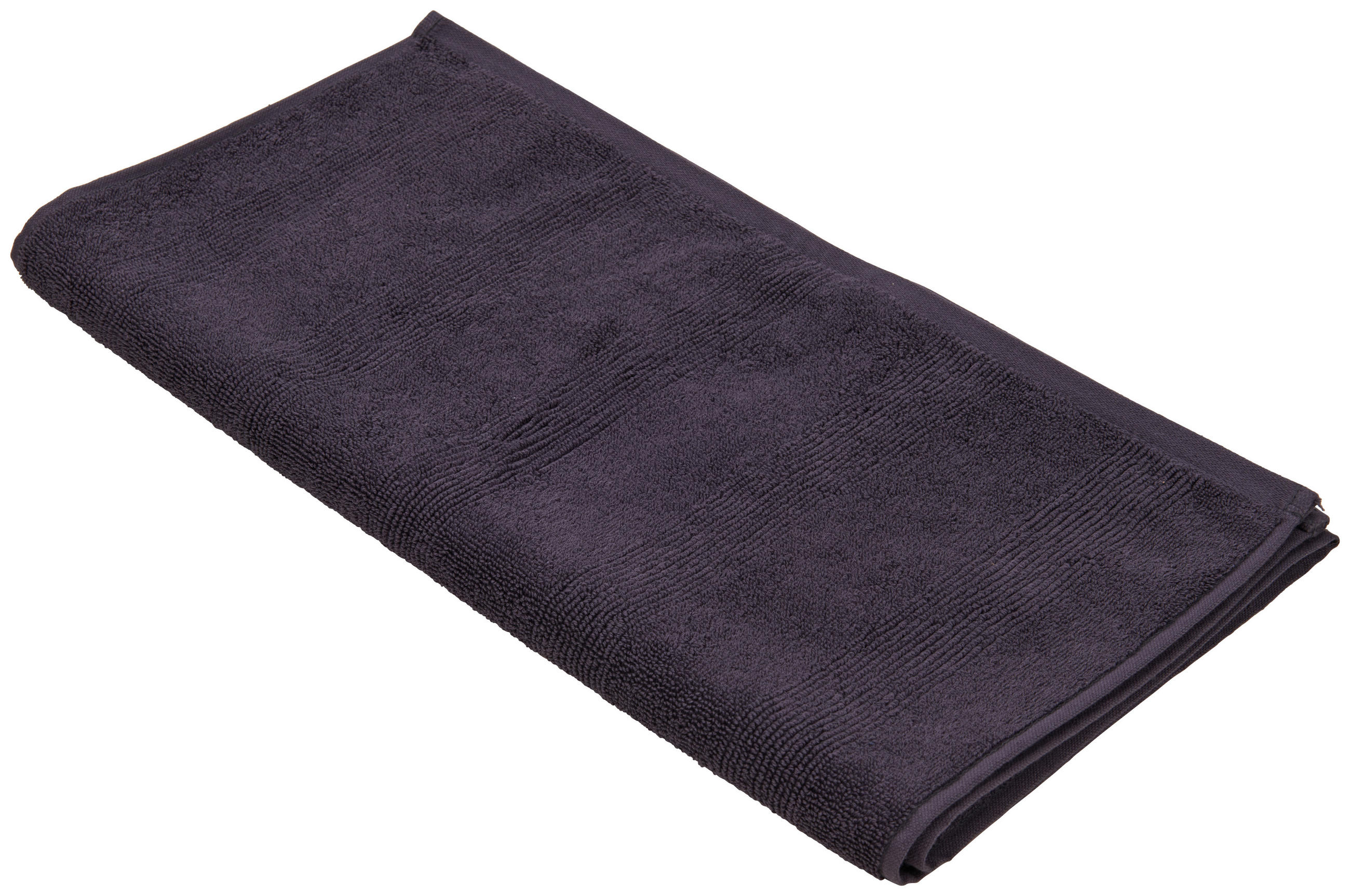 RUČNÍK, tmavě šedá - tmavě šedá, Basics, textil (50/100/0.5cm) - Bio:Vio