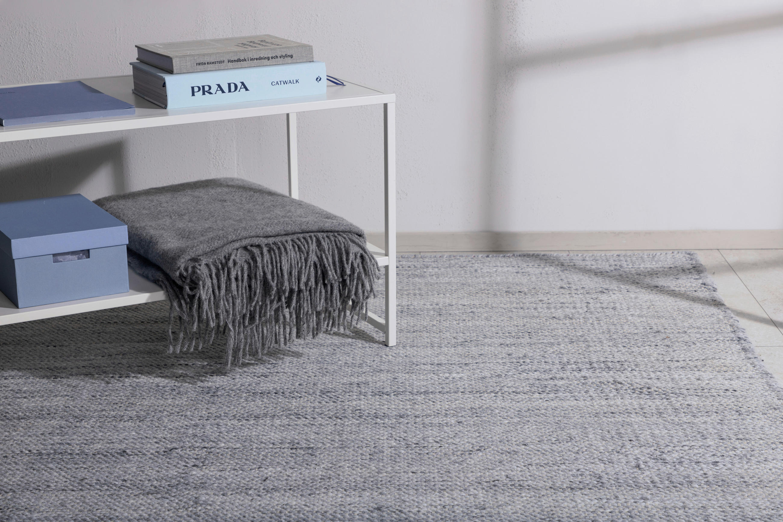 FLACHWEBETEPPICH 200/300 cm Grau  - Grau, LIFESTYLE, Textil (200/300cm) - P & B