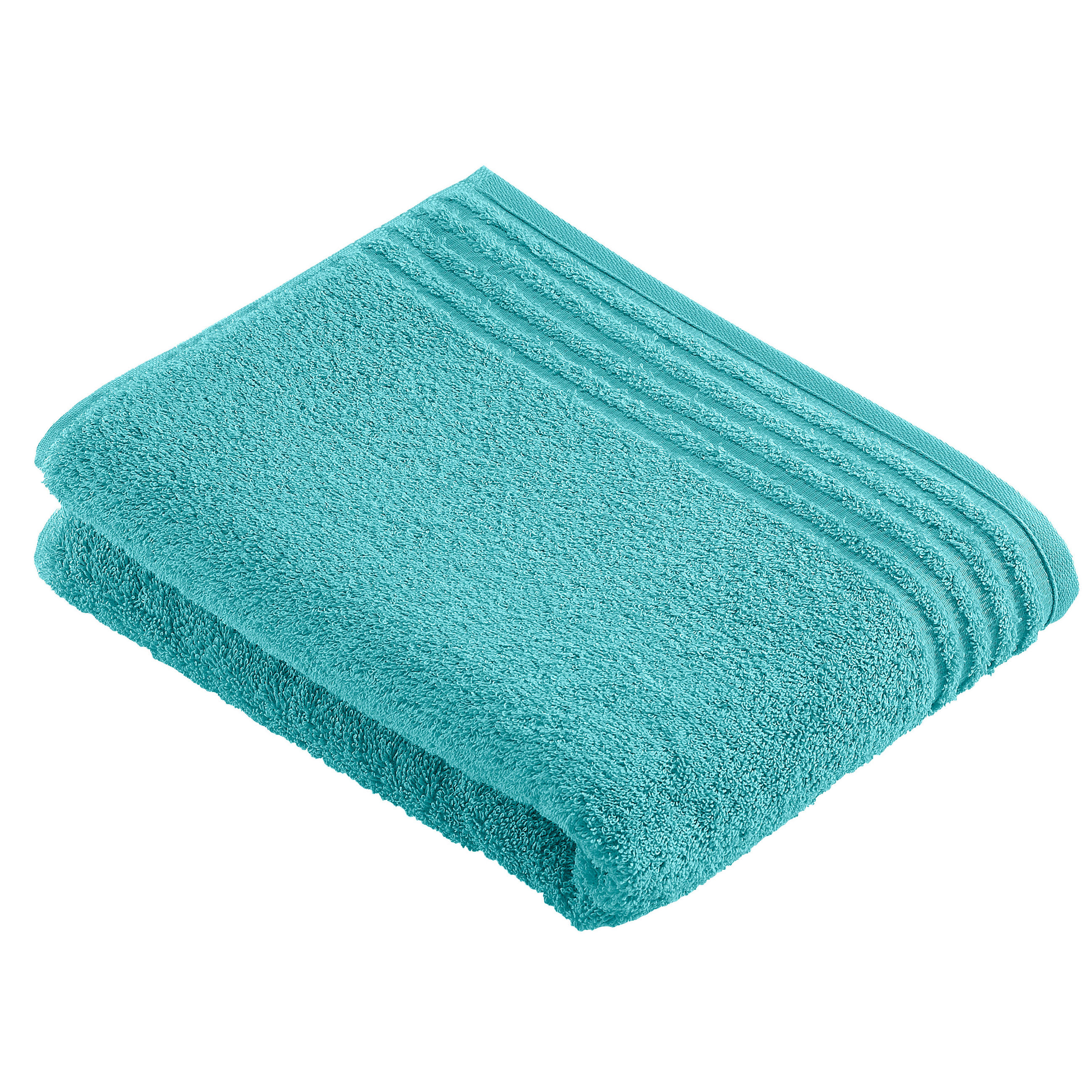 BADETUCH Vienna Style Supersoft Hellblau 80/160 cm  - Hellblau, Basics, Textil (80/160cm) - Vossen