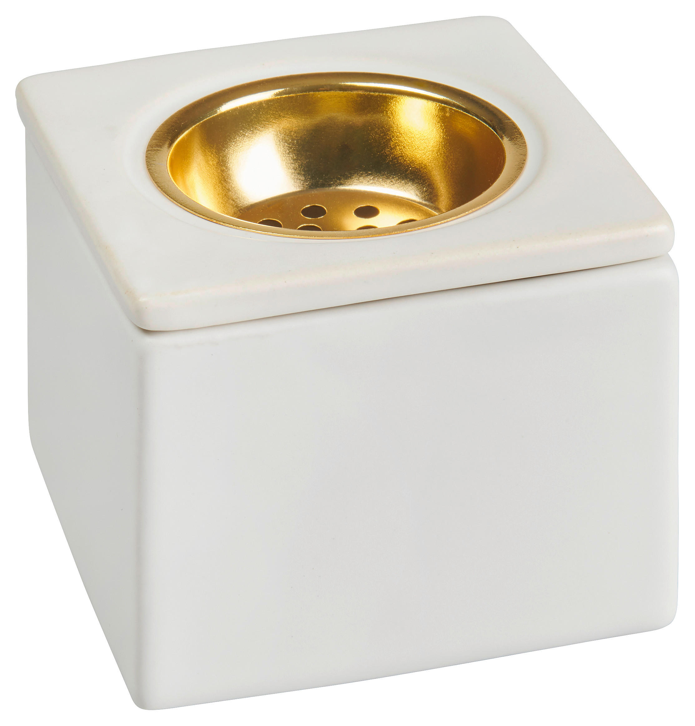 RÄUCHERWERKBRENNER 7,5/6,5 cm  - Weiß, Basics, Keramik (7,5/6,5cm)