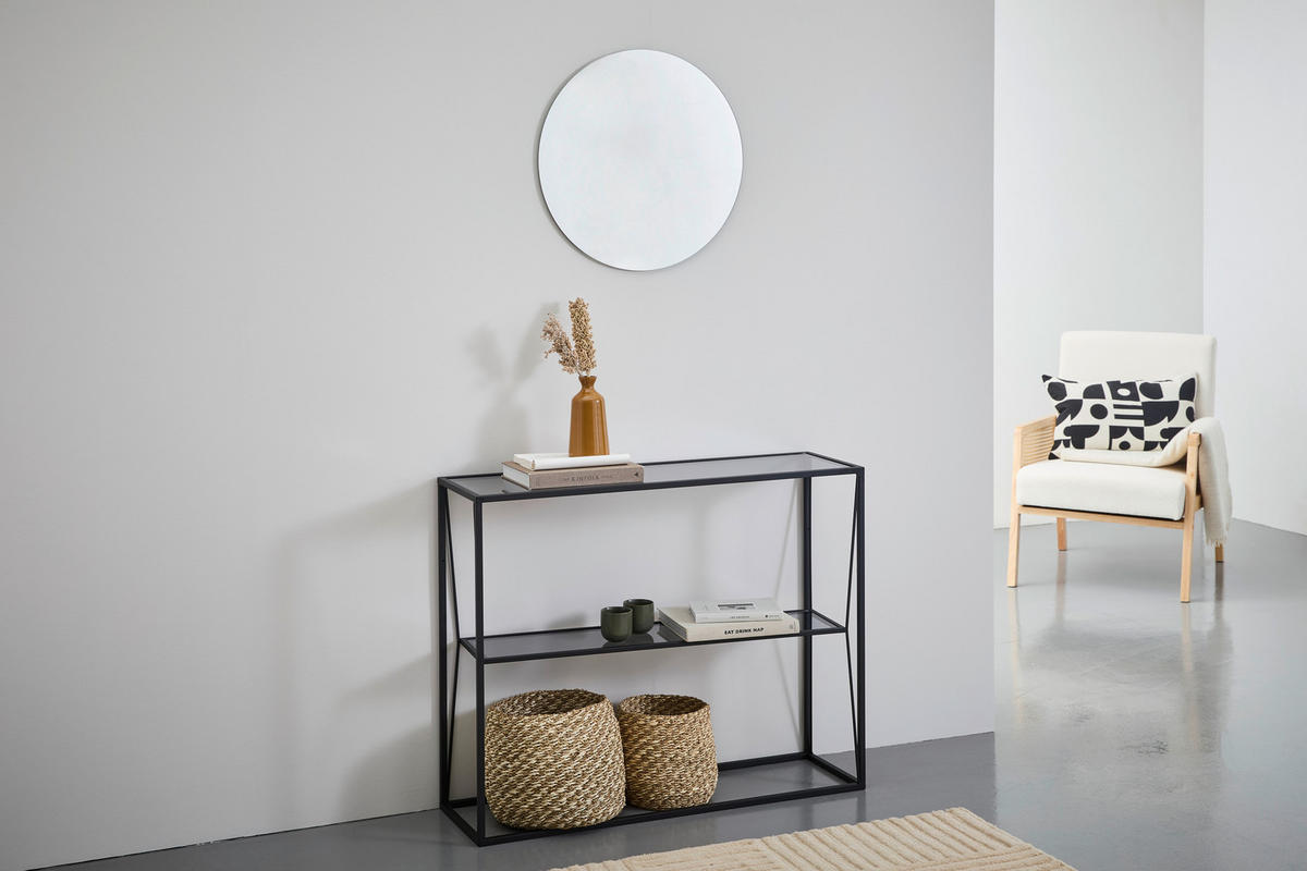 STENSKO OGLEDALO, 55/55/1 cm steklo  - Design, steklo (55/55/1cm) - Carryhome