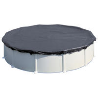 POOLABDECKPLANE 540 cm  - Schwarz, KONVENTIONELL, Kunststoff (540cm) - Gre