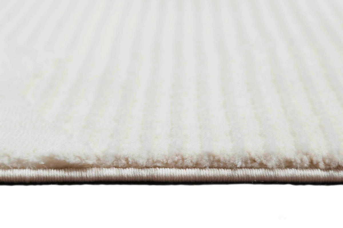 FLACHWEBETEPPICH 200/200 cm Sara Creme, Weiß  - Creme/Weiß, KONVENTIONELL, Textil (200/200cm) - Esprit