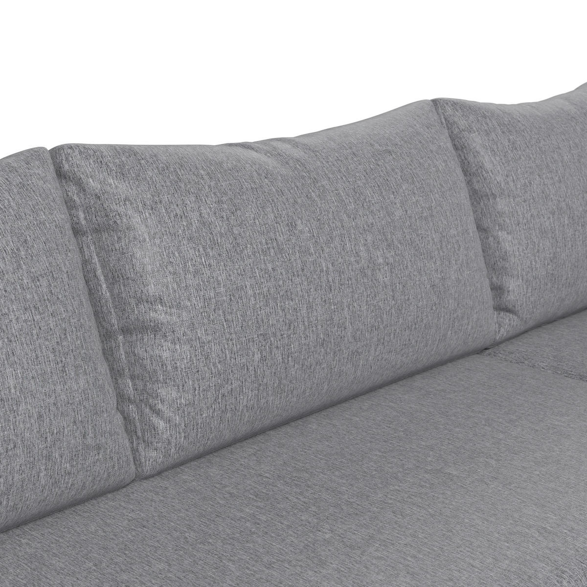 VRTNA GARNITURA   drvo, metal, tekstil  antracit, siva, boje tikovine  - boje tikovine/siva, Design, drvo/metal (230/230cm) - Ambia Garden